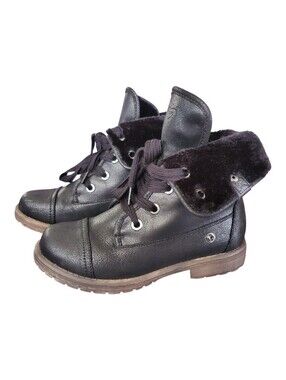 ROXY Military Style Convertible Lace up Boots